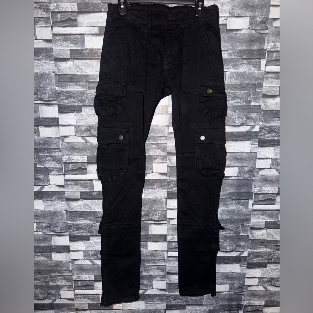 Stylish Black Cargo Pants for Kids
